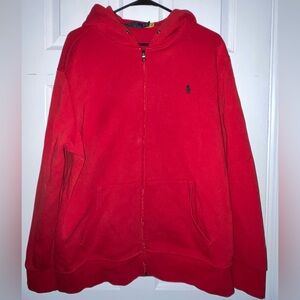 Ralph Lauren Red Polo Sweatshirt